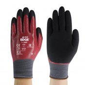 Ansell Edge 48-919 Nitrile Dipped Polyester Grip Gloves